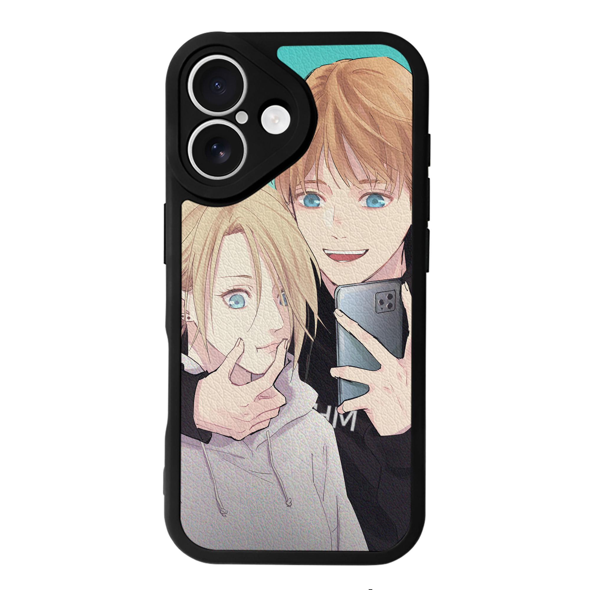 （画像用） 進撃の巨人 Attack on Titan 【iPhone 16シリーズ対応】シリコンスマホケース（レザー調） 材質：シリコン